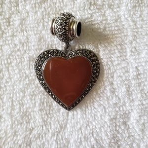 Vintage Jasper Cabochon Pendant